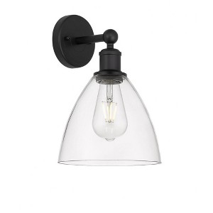 Bristol Glass - 1 Light Wall Sconce In Industrial Style-12 Inches Tall and 7.5 Inches Wide - 1 of 1