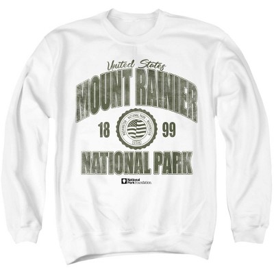 Men's Mount Rainier National Park Established Date Crewneck Sweatshirt
