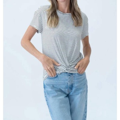 Women's Kelly Twist Bottom Tee - SIX/FIFTY