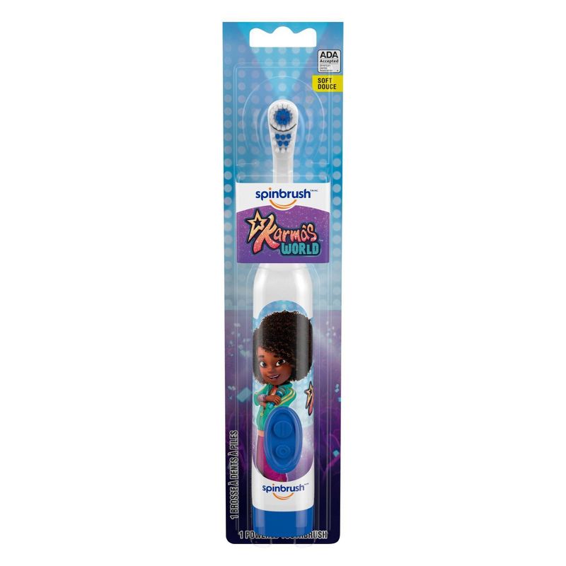 Spinbrush Karma&#39;s World Kids Battery Electric Toothbrush, 1 of 8