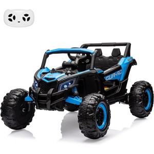 24V Ride On UTV Car, Battery Powered Electric Vehicles with Remote Control - 1 of 4