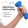 Neoprene Hex Dumbbell Set of 2, 1-15LB Anti-Slip & Anti-Roll Hand Weights, Free Weights for Home Gym Fitness - 3 of 4