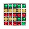 Craftoutlet.Com 0.5 Inch Mini Glass Ball Ornament Set Christmas Tree Ornament Sets - 2 of 3