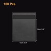 Unique Bargains Self-Sealing Water Resistant Packing Cookies Jewelry Bags 100 Pcs - 2 of 4