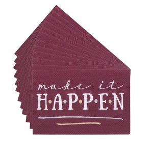 Make It Happen Mini Cardstock Bookmarks Pack of 24 - 1 of 2