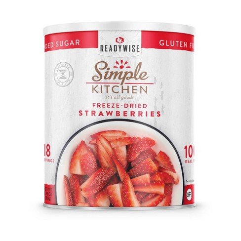 Simple Kitchen Fd Sliced Strawberries - 1.08lb : Target