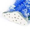 Unique Bargains Landscape Decorative Plastic Plant Blue White - 3 of 4