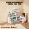 VEVOR Play Kitchen for Kids, Wooden Toy Kitchen Set with Lights and Sounds, Toddler Kitchen with Ice Maker, Oven, Sink, Microwaves, Fridge Accessory - 4 of 4