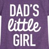 Girls' - Instant Message - Dad Set Little Girl Fitted Short Sleeve Graphic T-Shirt - 2 of 4