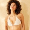 Women's Crochet Triangle Bikini Top - Shade & Shore™ Cream - 3 of 4