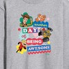 Men's - Disney - Another Day Of Being Awesome Long Sleeve Graphic T-Shirt - 2 of 4