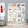 ORRD 12-Cube Storage Bookcase, 71.65” Tall Narrow Shelf with 2-Way Installation, White Modern Cube Organizer for Living Room & Office - 3 of 4