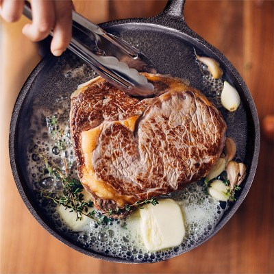 Pre-Seasoned Black Cast Iron 3-Piece Griddle Set