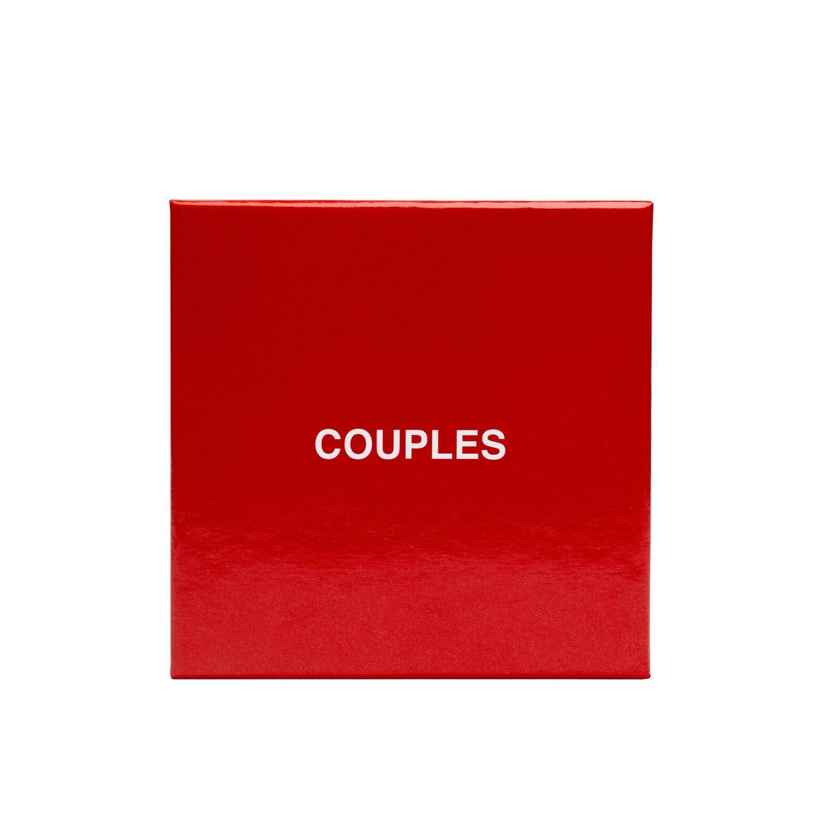 A red square box with white text