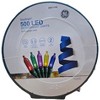 GE StayBright 500 LED Microbright String Lights Multicolor Green Wire - 4 of 4
