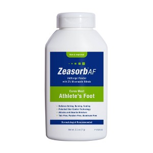 Zeasorb Athletes Foot Powder - 2% Miconazole Nitrate - 2.5oz - 1 of 4