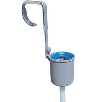 Bestway 58233E 800 GPH Above Ground Swimming Pool Surface Skimmer Debris Cleaner with Quick Set Up & Adjustable Mounting Bracket for Customized Height
