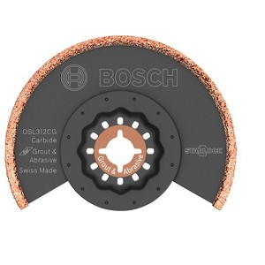 Bosch StarLock 3-1/2 in. X 4 in. L Carbide Grit Grout Blade 1 pk - 1 of 1