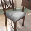 Drop Leaf Dining Table Set with Upholstered Chairs, 3-Piece Space-Saving Kitchen Furniture for Small Dining Rooms or Apartments-Tanpinhause - 4 of 4