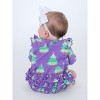 RuffleButts Baby Toddler Girls Long Sleeve Flutter Bubble Romper - 3 of 4
