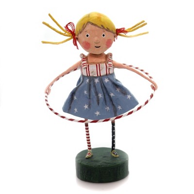 Lori Mitchell 5.75" Twist & Shout Hula Hoop Summer Play Patriotic  -  Decorative Figurines