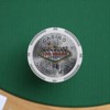 Slickblue 25-Pack Las Vegas 14-Gram Poker Chips, Clay Composite, Heavyweight Casino Style, Holo Inlay, $1-$10K - 2 of 3