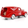 1940 Ford Sedan Cargo Van Red "Pause... Go Refreshed Coca-Cola" w/Vending Machine 1/24 Diecast Model Car by Motor City Classics - 3 of 4
