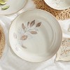 tagltd Eucalyptus Ivory Ceramic Appetizer Plates Dishwasher Safe 7x7 Everyday Dining - 3 of 3