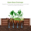 Best Choice Products 6x3x1ft Outdoor Metal Raised Garden Bed for Vegetables, Flowers, Herbs, Plants - 4 of 4