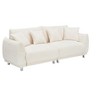 NicBex Couches for Living Room Armless Convertible Sleeping Single Sofa Bed Velvet Upholstered Couch with Removable Back for Apartment - 2 of 4