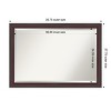 Amanti Art Grand Narrow Beveled Framed Bathroom Vanity Wall Mirror - 3 of 4
