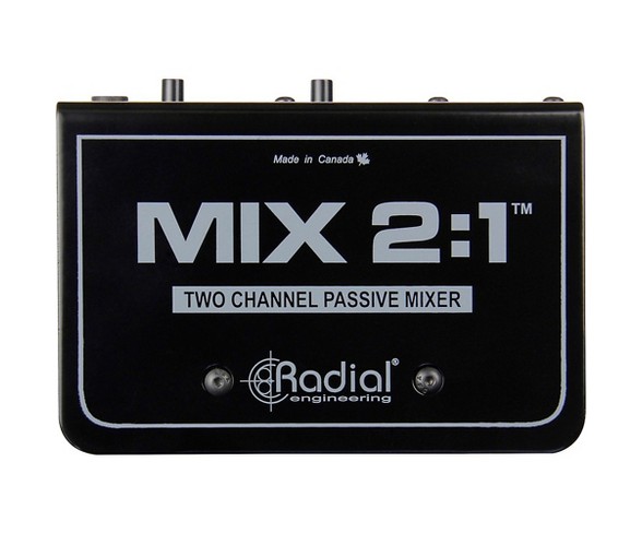 Radial Engineering MIX 2:1 Two Channel Audio Combiner & Mixer