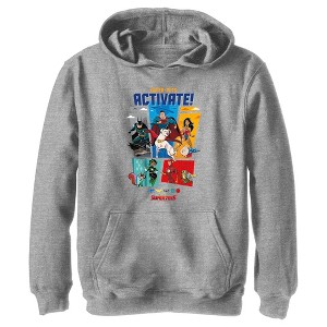 Boy's DC League of Super-Pets Activate Group Panels Pull Over Hoodie - 1 of 4