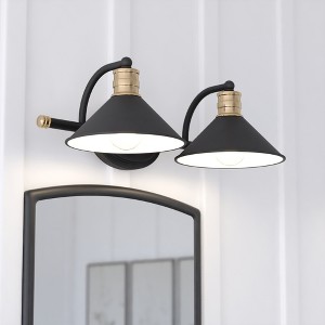 VAXCEL Akron Modern Farmhouse Bathroom Vanity Light Wall Sconce Fixture - 1 of 4