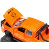 Ram 1500 Pickup Truck Lifted with Balloon Tires Orange with Flames 1/50 Diecast Model by Siku - 3 of 4