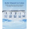 ZAFRO Ice Maker Countertop, Portable Ice Machine with Self-Cleaning, 26.5lbs/24Hrs, 9 Bullet Ice Cubes in 6 Mins, Ice Basket and Scoop, Ideal for Home - 4 of 4