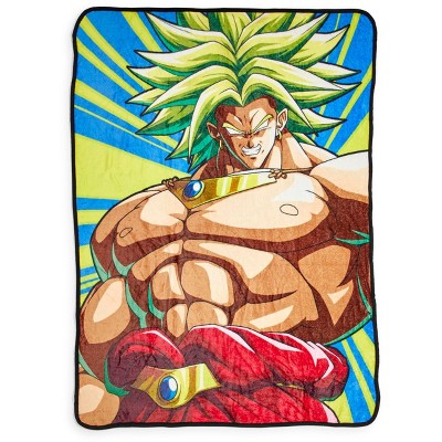 Just Funky Dragon Ball Z Goku Super Saiyan 3 Japanese Fleece Throw Blanket  : Target