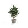 Ecopots Stockholm Durable Modern Round Indoor/Outdoor Recycled-Based Composite Flower Pot Planter - 4 of 4