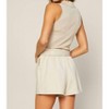 Women's The Beige Belted Shorts - SKIES ARE BLUE - image 3 of 4