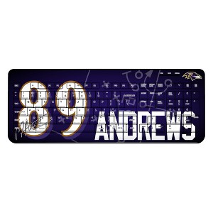 NFL Baltimore Ravens Players Game Tactic Wireless USB Keyboard - 1 of 4