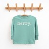 The Juniper Shop Merry Puff Print Toddler Long Sleeve Tee - 2 of 3