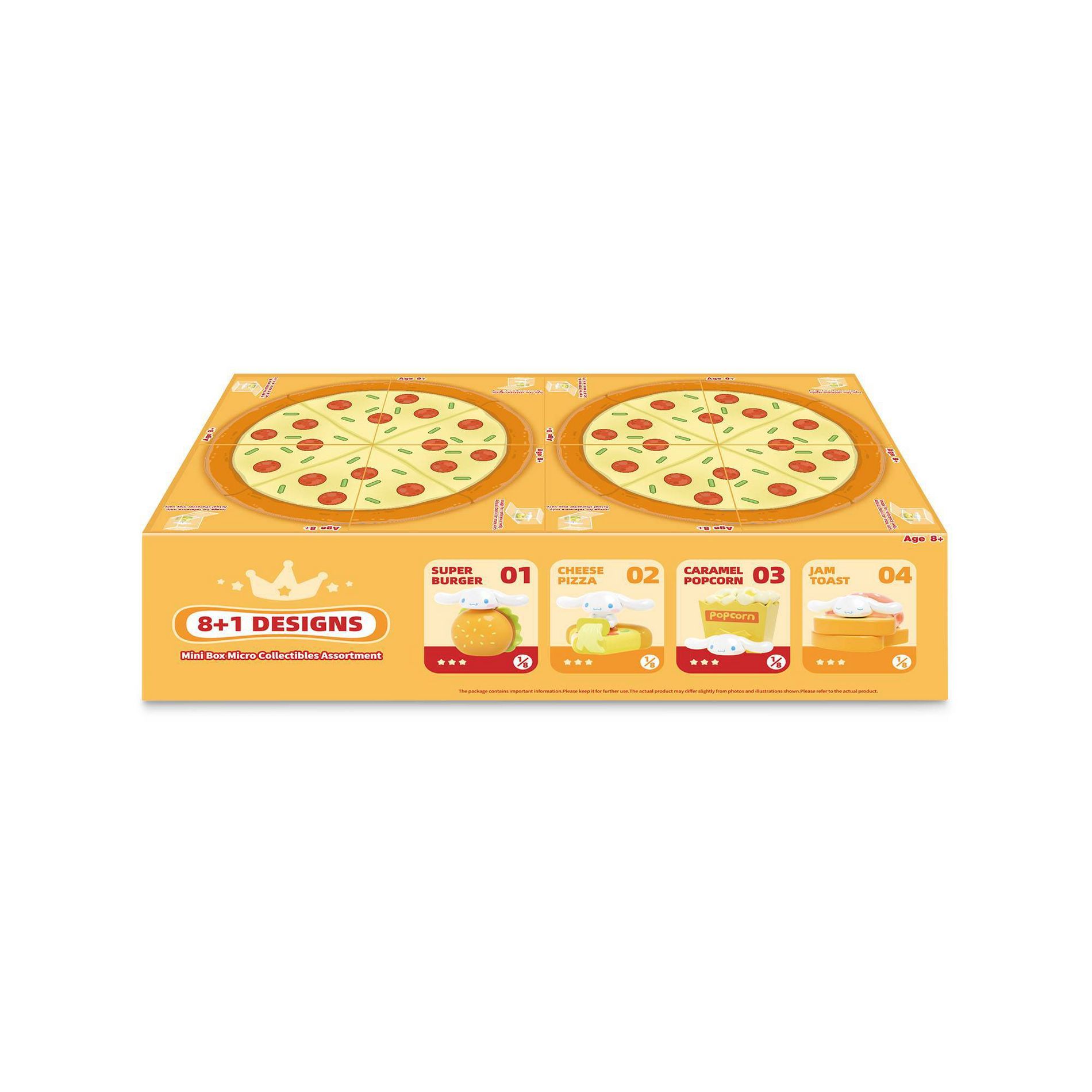 Box Life Surprise Reveal Figure Cinnamoroll Fast Food Series 8pc