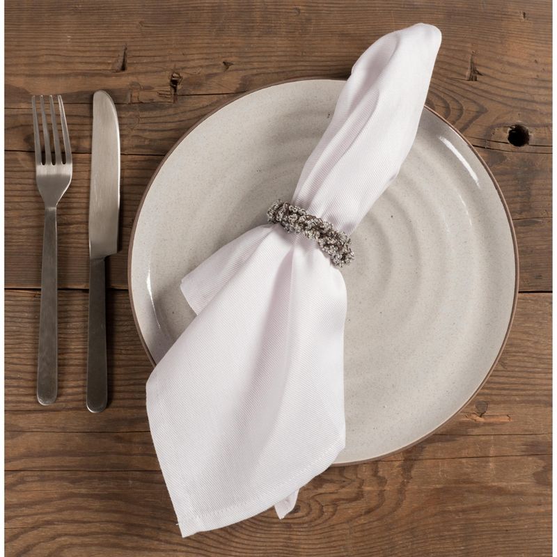 KAF Home Chateau Easy-Care Cloth Dinner Napkins - Set of 12 Oversized (20 x 20 inches), 2 of 5