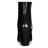 Allegra K Women's Halloween Pointed Toe Zip Chunky Heels Ankle Booties - 4 of 4