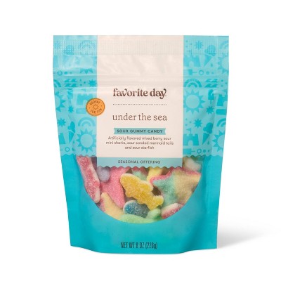 Under the Sea Sour Gummy Candy Bag - 8oz - Favorite Day™