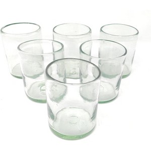 Dos Sueños Mexican Hand Blown  Tumblers - Natural - 10oz - Set of 6 - 1 of 4
