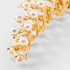 Metal Pearled Claw Hair Clip - A New Day™ Gold - 3 of 3