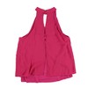 bar III Womens Keyhole Cold Shoulder Blouse, Pink, Medium - 2 of 2