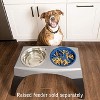 Leashboss Elevated Slow Feed Bowl - Blue - 4 Cup - 3 of 4