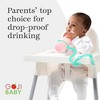 Goji Baby Bottle Bungees - Sippy Cup Holder Strap - Sippy Cup and Toy Safety Tether- For Kids Ages 0-36 Months [Aqua 1pk] - 2 of 4